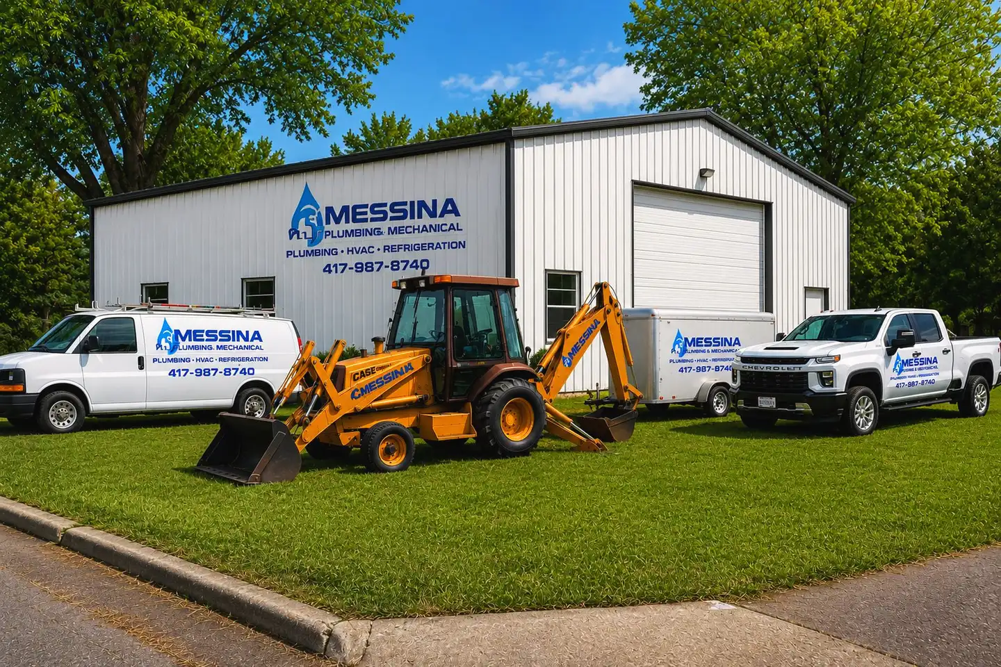 The Messina Plumbing shop in Strafford