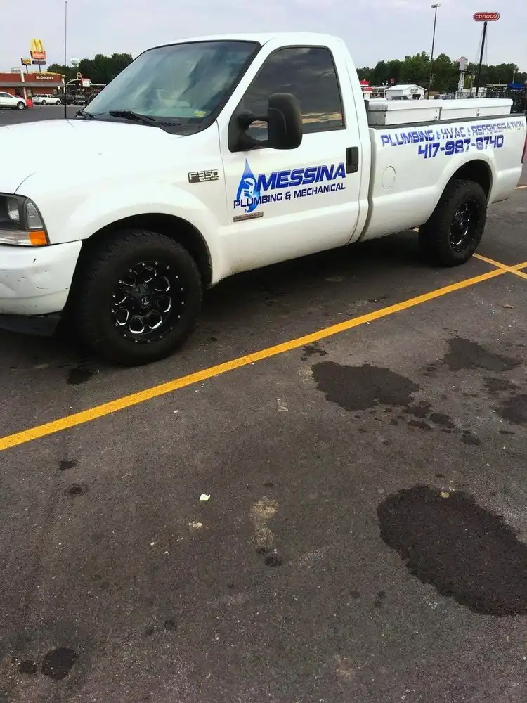 Messina Plumbing F-350 service truck