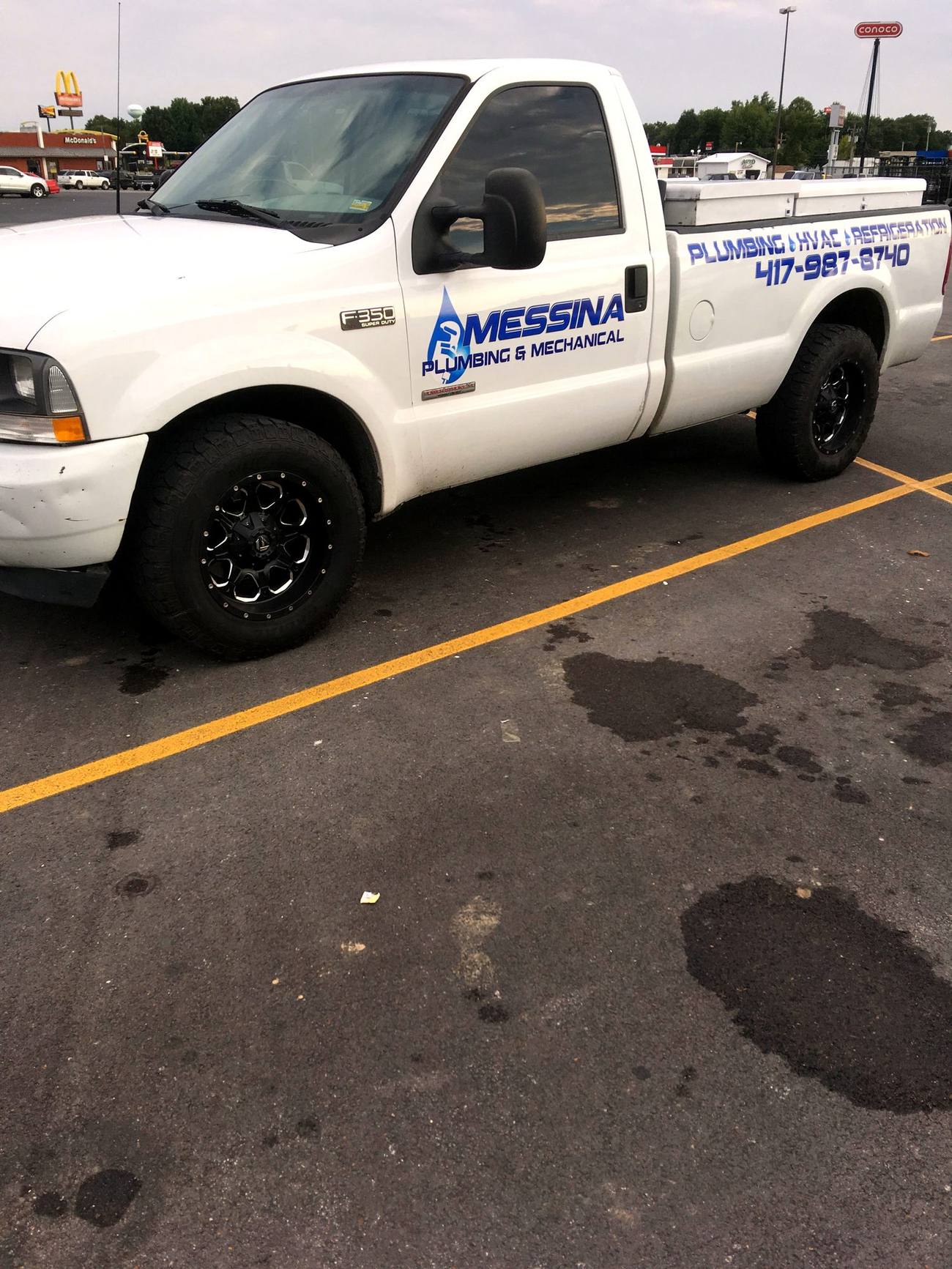 Messina Plumbing service truck ready to roll
